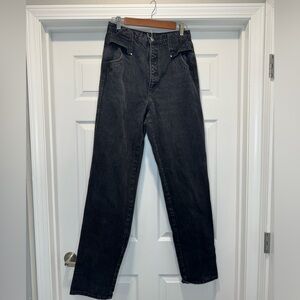 Vintage Black ROPER Bareback Western Jeans